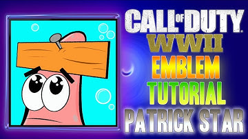 Patrick Star ( Nailed ) - Call of Duty COD WW2 WWII ( EASY ) Emblem Tutorial