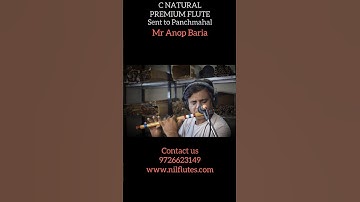 C Natural Middle Premium Flute Sent to Panchmahal | Handmade Professional Bansuri by Nil Flutes