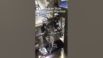 Fully Automatic Hose Clamp Machine#machine #factory #hoseclamp #automatic #youtubeshorts #fypシ