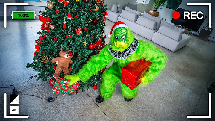 O Grinch roubou todos os nossos presentes de Natal!