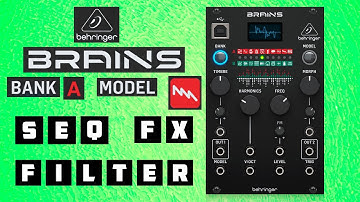 Behringer Brains - A9 - Super Saw MODEL - feat Sequencer + FX + Filter
