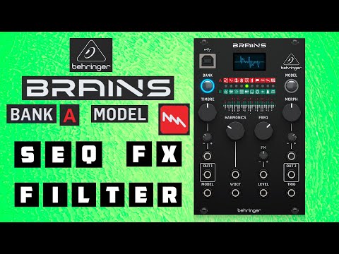 Behringer Brains - A9 - Super Saw MODEL - feat Sequencer + FX + Filter