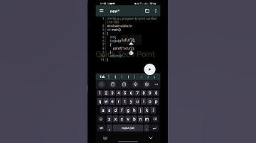 c program print number 1 to 100 #quicktechpoint #coding #digitnumbers #code