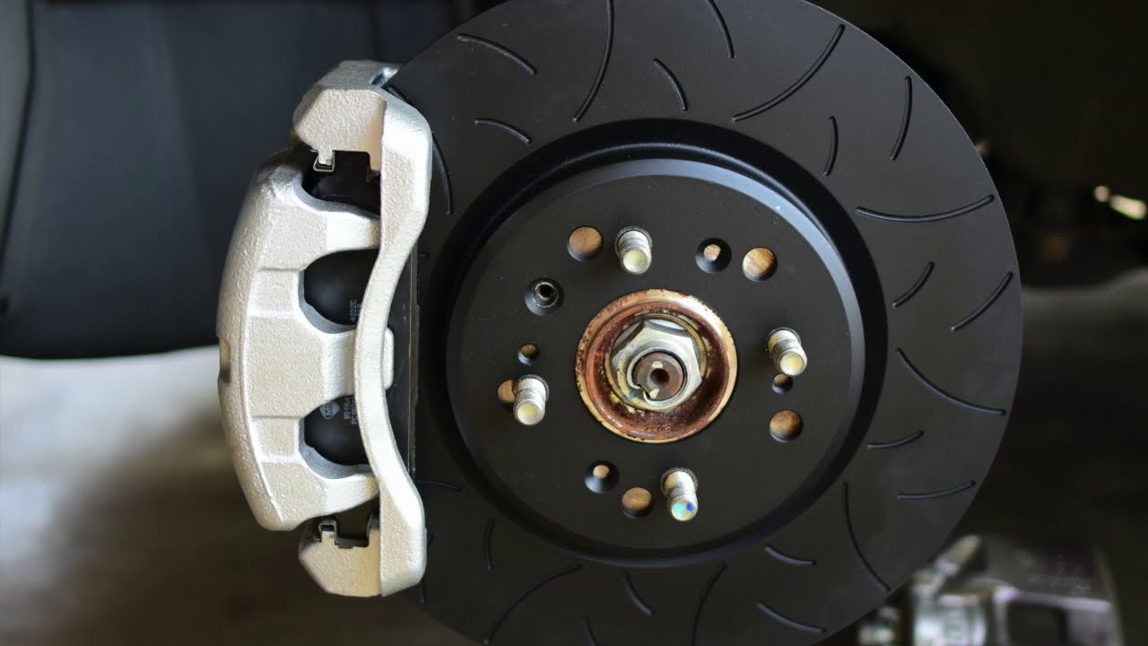 Honda Jazz GE Front Brake Conversion - YouTube