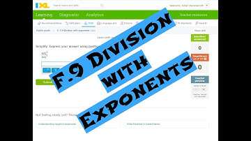 IXL F.9 -  Division with exponents (shortcut: M2C)