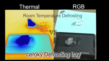 Magic defrosting tray melts ice cubes amazingly fast