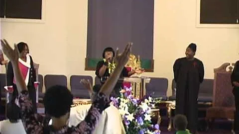 Carol Coleman Rice comes fourth with the word of God
