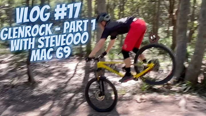 Riding Glenrock MTB Trails, STEVEOOO NEARLY GOES O...