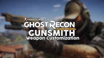 Ghost Recon Wildlands Gamescom 2016 - Gunsmith Weapon Customization