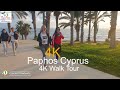 🇨🇾 Feb 6th 2021| Kato Paphos Cyprus | Limited Lockdown | 4K WALK TOUR 🚶‍♂️