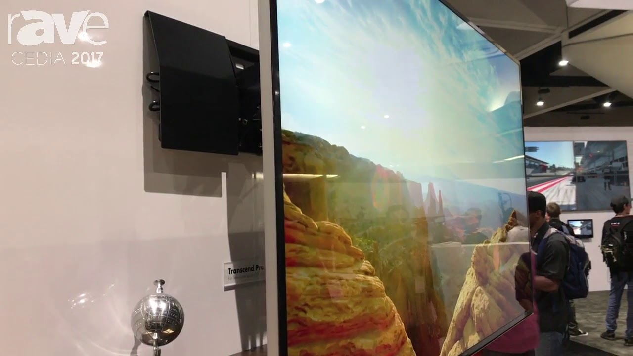 CEDIA 2017: Nexus 21 Shows Off Transcend Pro Surface In-Wall Pull Down TV Mount
