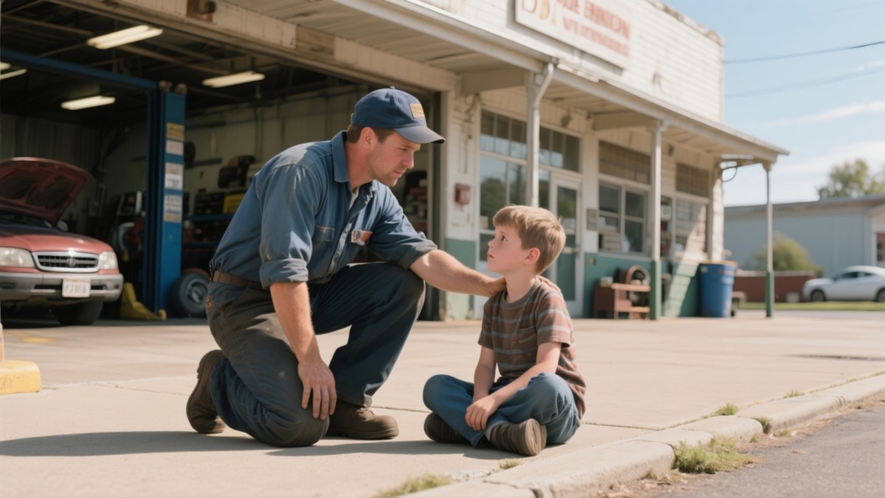 Gangster Knocked a Blind Boy Off His Bike — He Didn’t See the Hells Angels Patch He Wore
