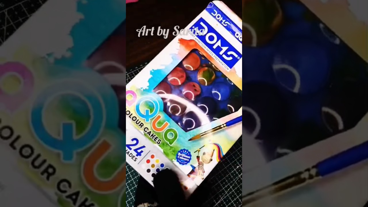 ₹94 Watercolor Cake se Painting 😍 | Budget Art | 