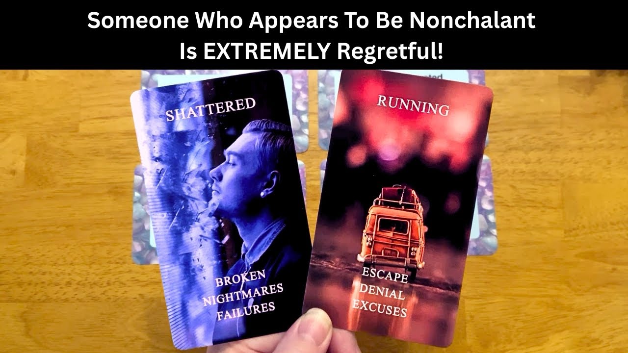 SOMEONE WHO APPEARS TO BE NONCHALANT IS EXTREMELY REGRETFUL!!! 💔 (LOVE TAROT READING) 🔮