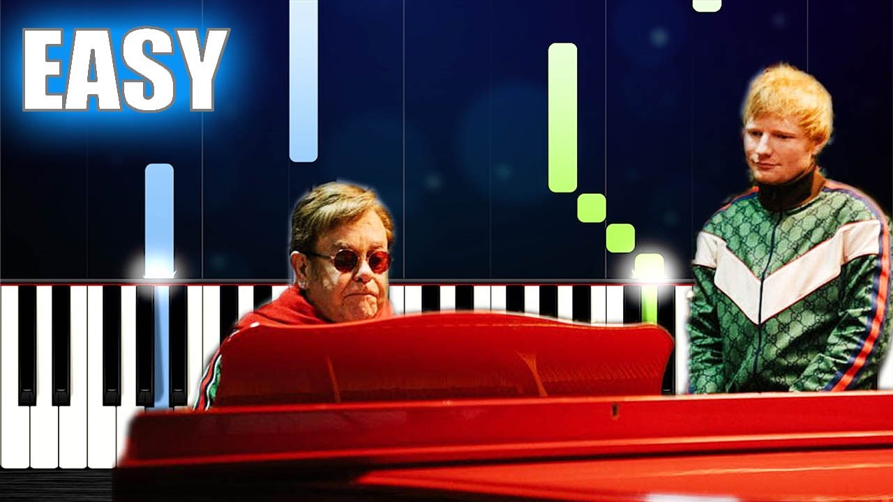 Ed Sheeran & Elton John - Merry Christmas - EASY Piano Tutorial by PlutaX