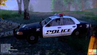 H1Z1 - Cutting Down Tree Spawns Police Car Glitch