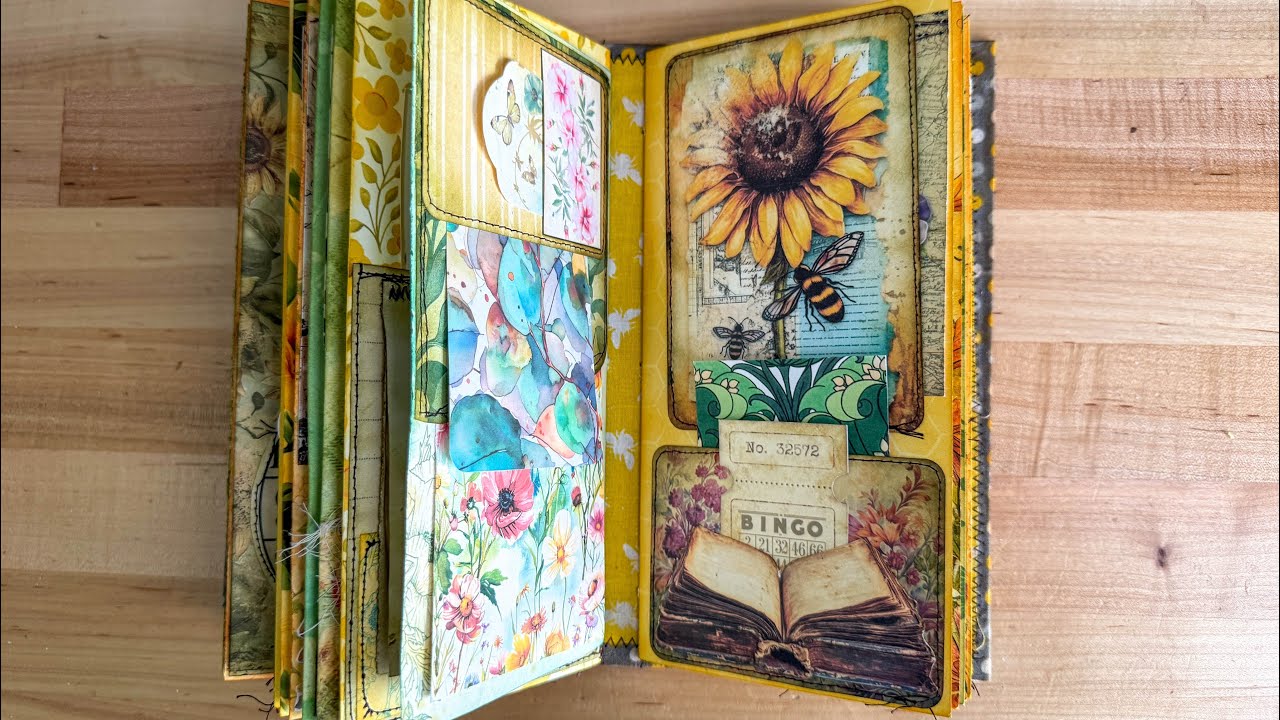 Tall Junk Journal Flip Through #67