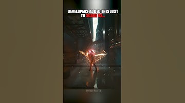 Developers added this just to scare us #shorts #cyberpunk