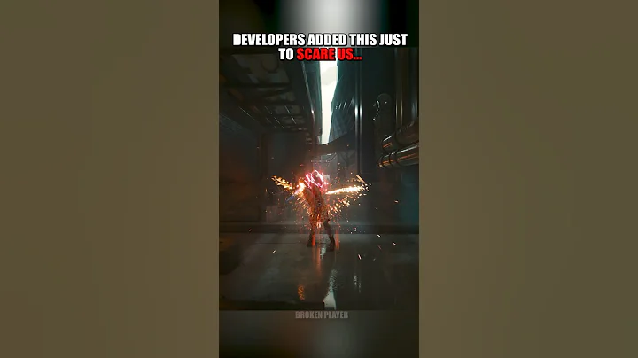 Developers added this just to scare us #shorts #cyberpunk