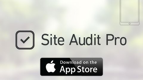 Site Audit Pro for iPad