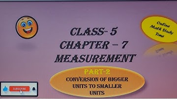 Class 5 Chapter-7 Measurement- Conversion of Measuring Units Part-2 | CBSE | ICSE #viral #education