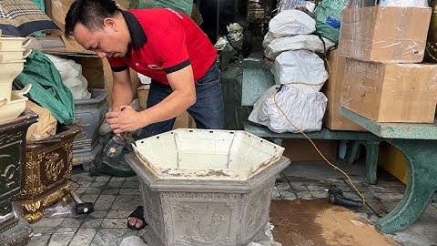 Đổ Mẫu - Lục Giác 60 Chân Liền Đổ Đáy ( Khuôn Việt Nam ) Tại Trung Sơn.