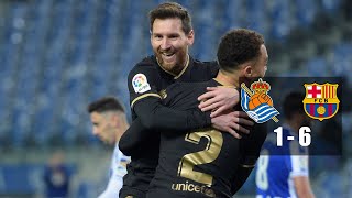 Real Sociedad Vs Barcelona 1-6 All Goals & Highlights 21/03/2021 HD Real Sociedad Vs Barcelona 1-6 All Goals & Highlights 21/03/2021 HD