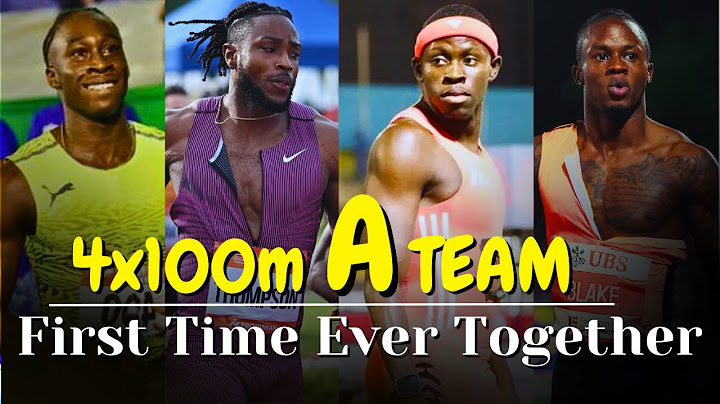 Jamaica's Best Come Together For The First Time | Kishane, Oblique, Ackeem, Rohan | 4X100m