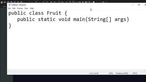 Java programming tutorial #4:How to write and run simple java program using command line cmd.