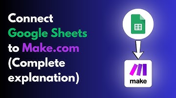 Connect Google sheets to Make.com - Simple steps