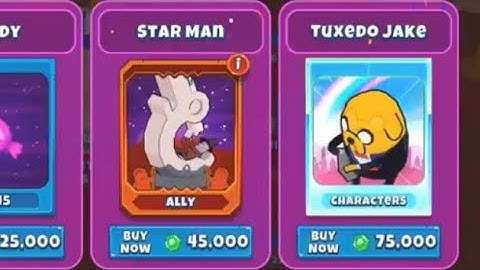 Bloons Adventure Time TD | Buying Tuxedo Jake from the Martian Trader ( Video Fixed )