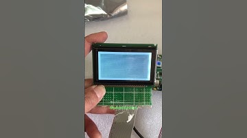 128*64 graphic dot matrix LCD module, gray. #display