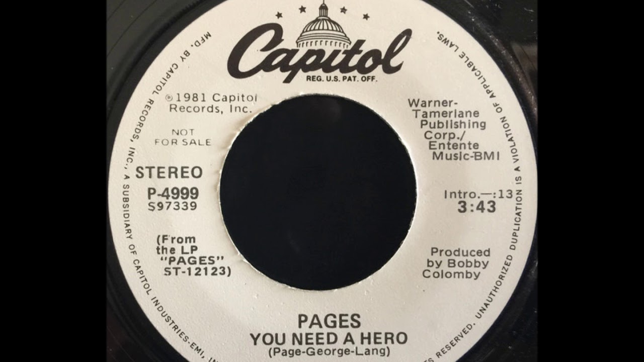 Pages You Need a Hero YouTube