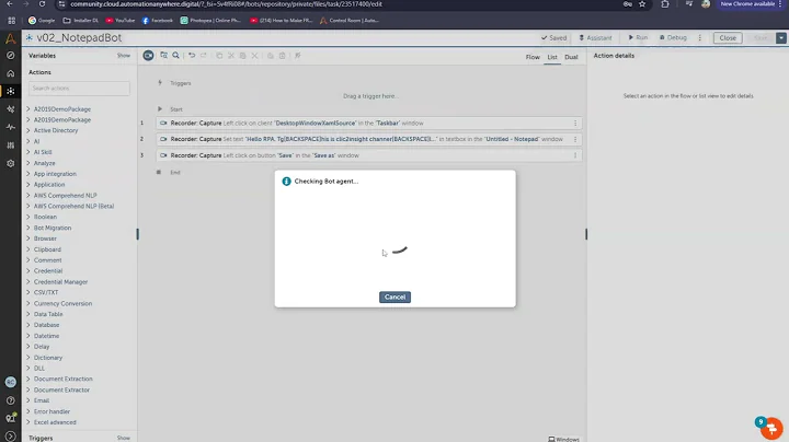 ✅ Build Your First Bot Using Smart Recorder | Automation Anywhere 360 | Click2Insight