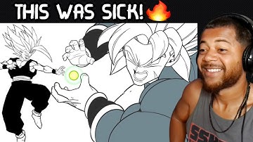 Legendary SSJ Broly VS Beast Gohan - Fan Animation | Reaction