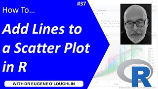 How To... Add Lines to a Scatter Plot in R #37