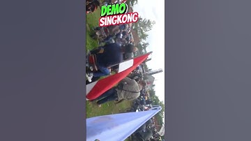 Situasi Demo Petani Singkong di Lampung