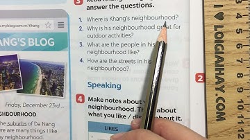 Skills 1 - Unit 4: My Neighbourhood - Tiếng Anh 6 - Global Success