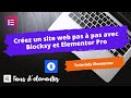 Crez un site web de a  z avec blocksy et elementor pro et wordify 