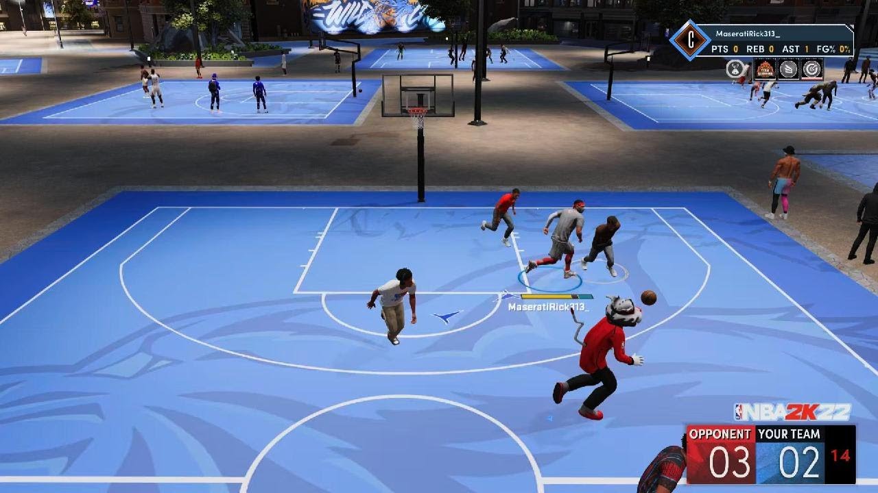 NBA 2K22 park game 4 YouTube