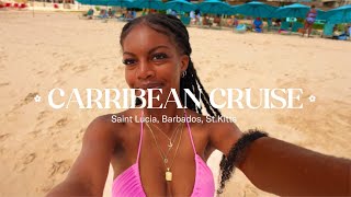 In my Caribbean Princess Era ✿ Travel vlog to Saint Lucia, Barbados &amp; St. kitts