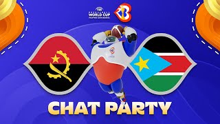 Angola v South Sudan – World Cup Chat Party | ⚡🏀 #FIBAWC