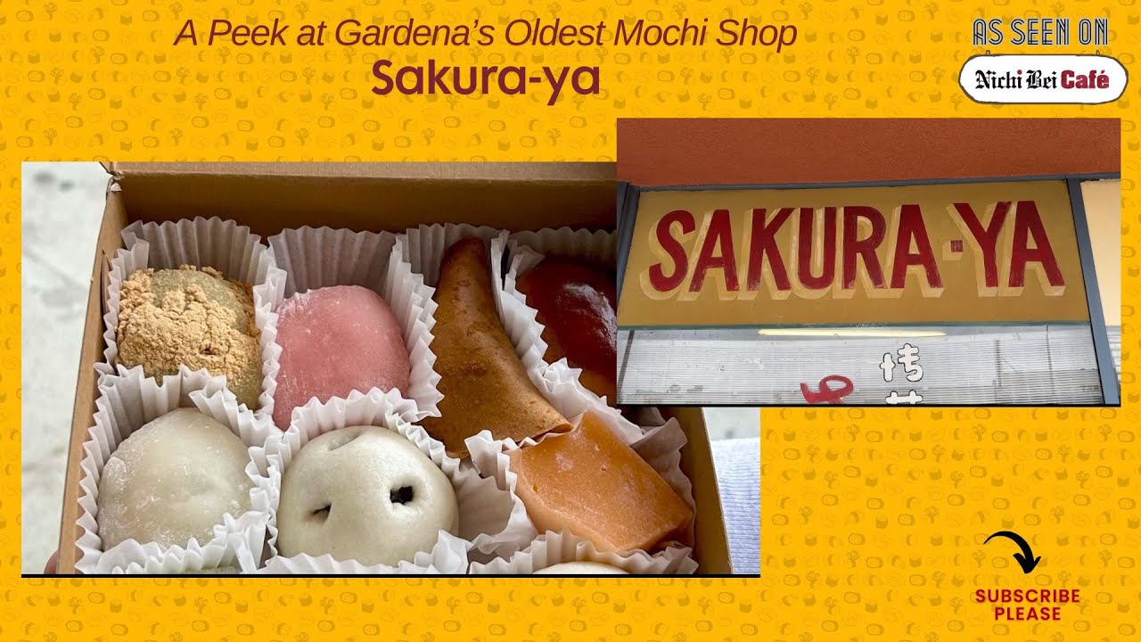 店舗用品 sakuramama A Peek at Gardena's Oldest Mochi Shop — Sakura-ya - YouTube