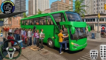 Bus Simulator 3D - City Coach Bus Driving 2025 - Bus Game Andriod Gameplay