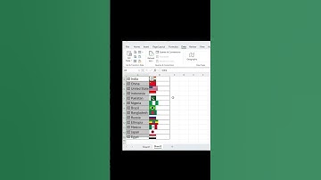 Country Flag in Excel #excel #exceltips #microsoft #microsoftexcel365