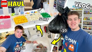 CRAZY PURCHASE of USED LEGO BRICKS! LEGO Sorting + Cleaning VLOG by BRICKLOVER BRAD 794 views 1 month ago 9 minutes, 33 seconds