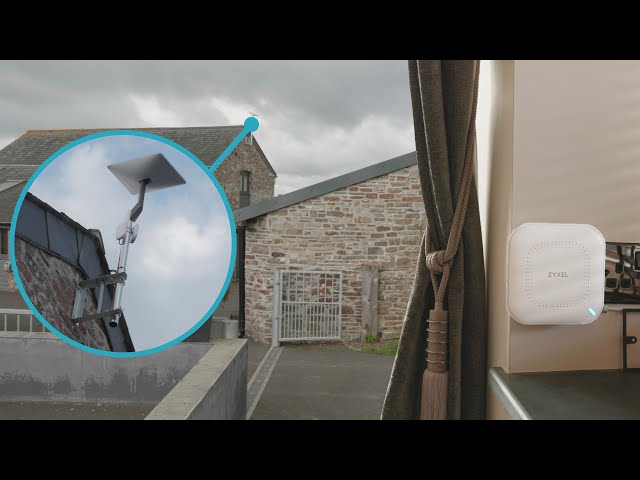 FOUR properties with Wi-Fi from ONE antenna | Starlink Antenna