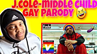 FUNNIEST GAY PARODY|J. Cole - Middle Child GAY PARODY (REACTION)