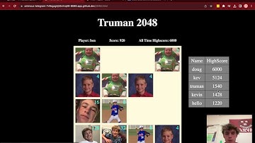 CS50 Final Project Truman 2048