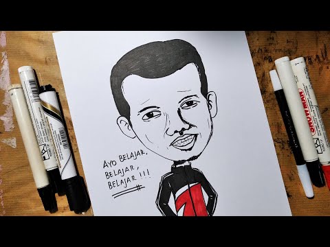 Cara Menggambar Ilustrasi Karikatur